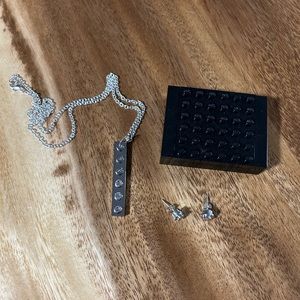 Lego Necklace and Earrings Set